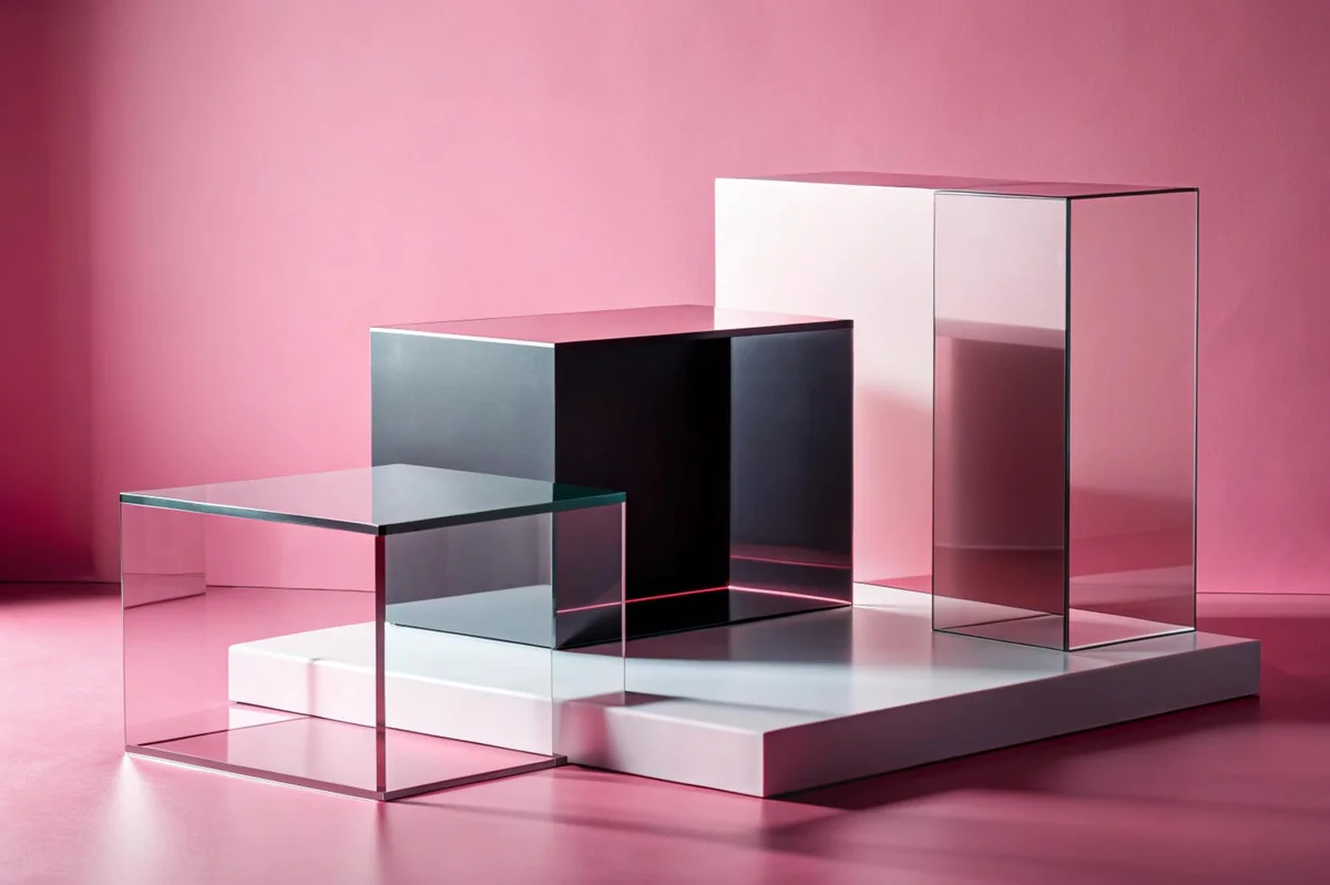 acrylic display risers